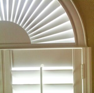 Plantation Shutters on Arched Windows