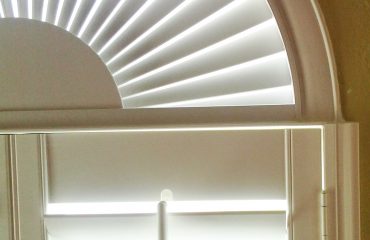 Plantation Shutters on Arched Windows