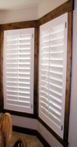 plantation shutters dark