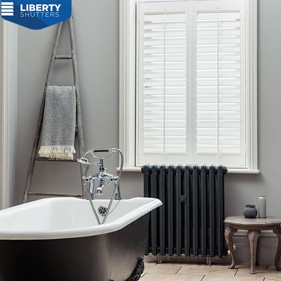 Plantation shutters Bathroom