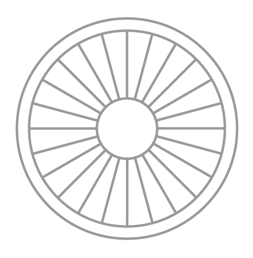 Curved-Window-Radiating-Circle
