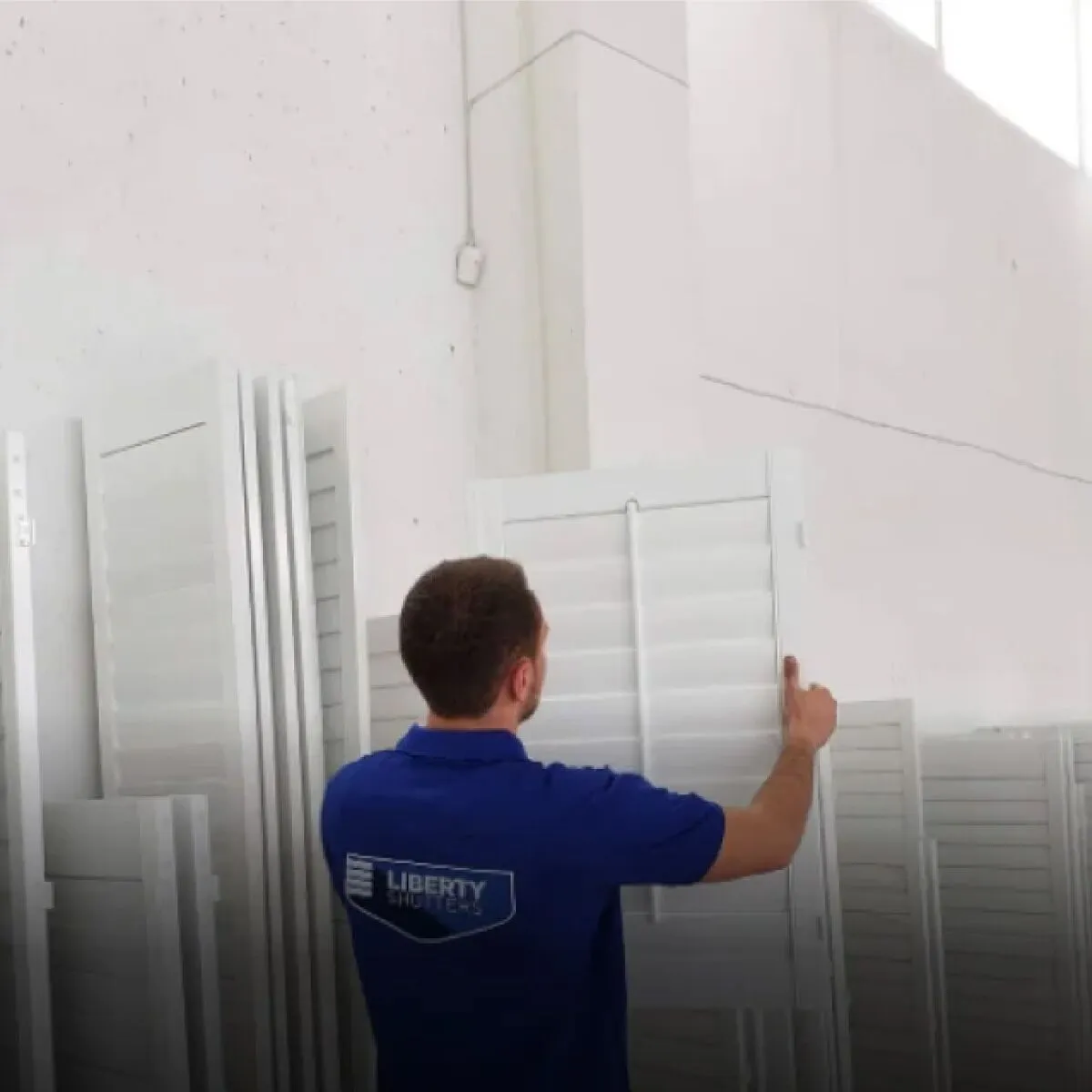 a certified liberty worker with uniform working